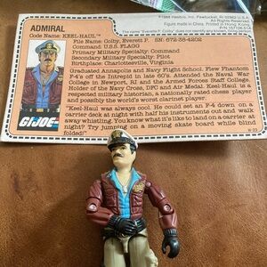 Admiral Keel-Haul Figure GI Joe Action Figure